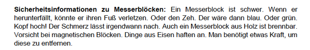 Mitheis Messerblock